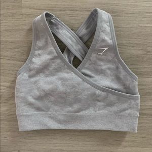 Gymshark camo seamless sports bra
